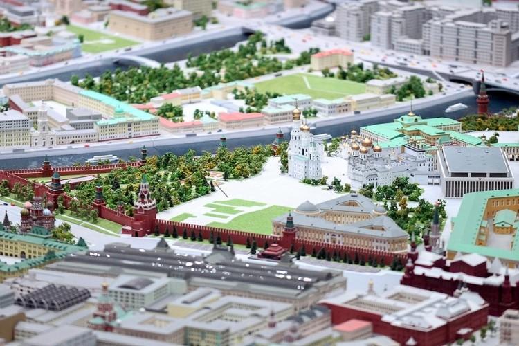 Москва Интерактивный  макет Москвы Центр «Космонавтики и авиации»