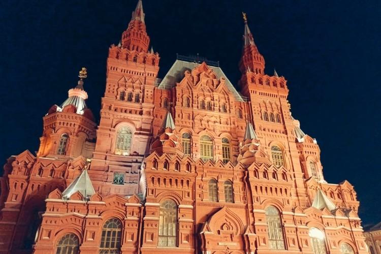 Москва. Волшебство первых дней года.