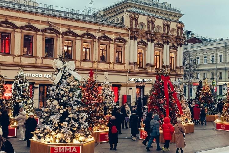 Москва. Волшебство первых дней года.