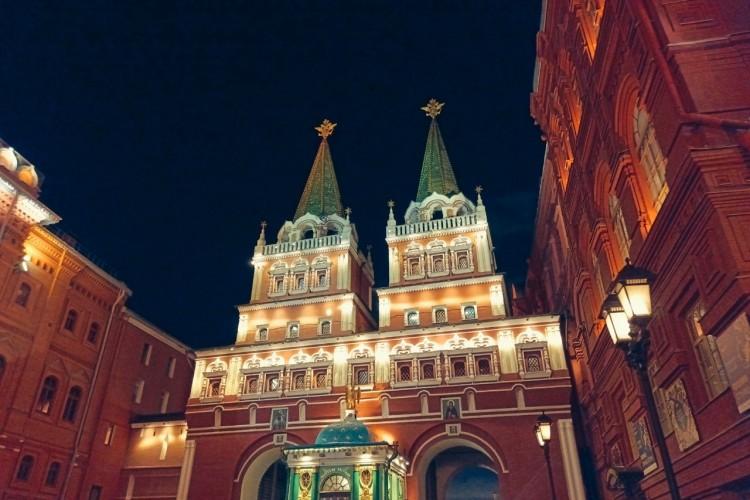 Москва. Волшебство первых дней года.