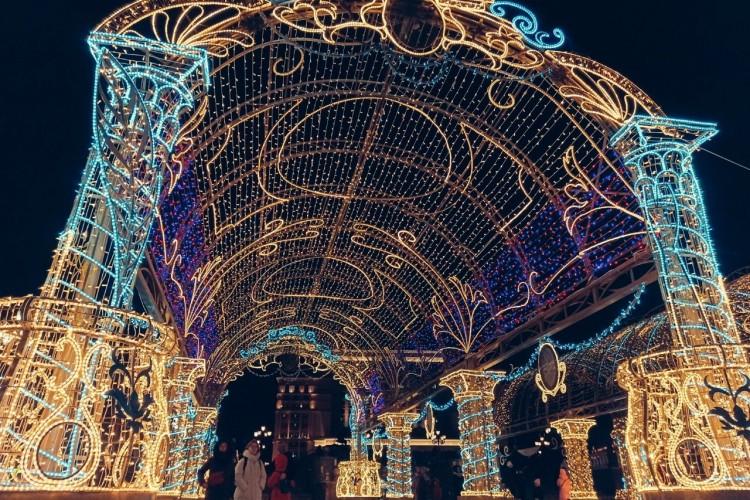 Москва. Волшебство первых дней года.