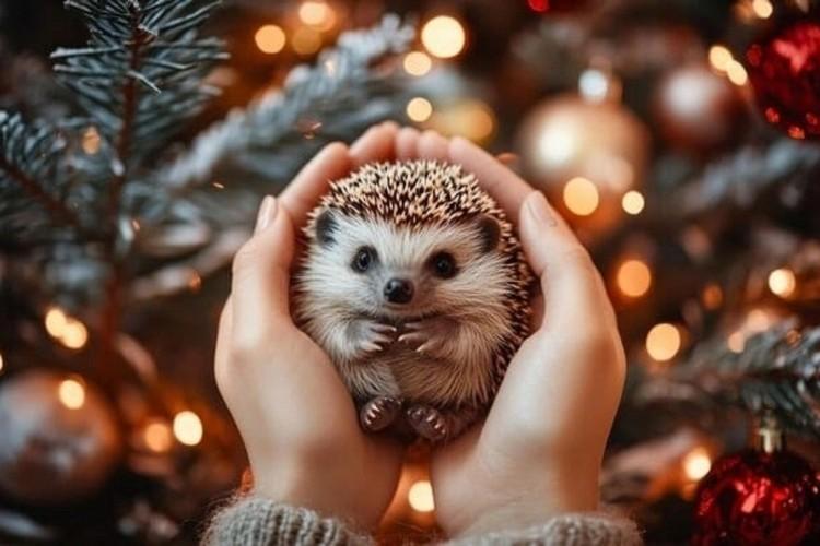 Новогодние ёжики и каша из топора