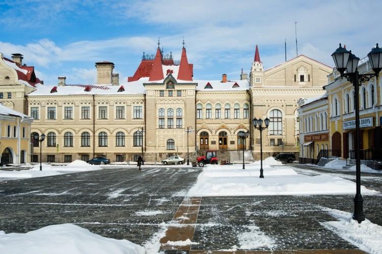 Столица бурлаков, купцов и моряков зима