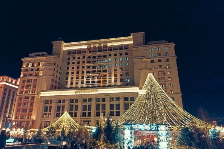 Москва. Волшебство первых дней года.