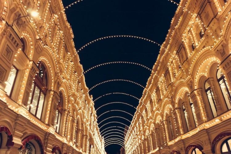 Москва. Волшебство первых дней года.