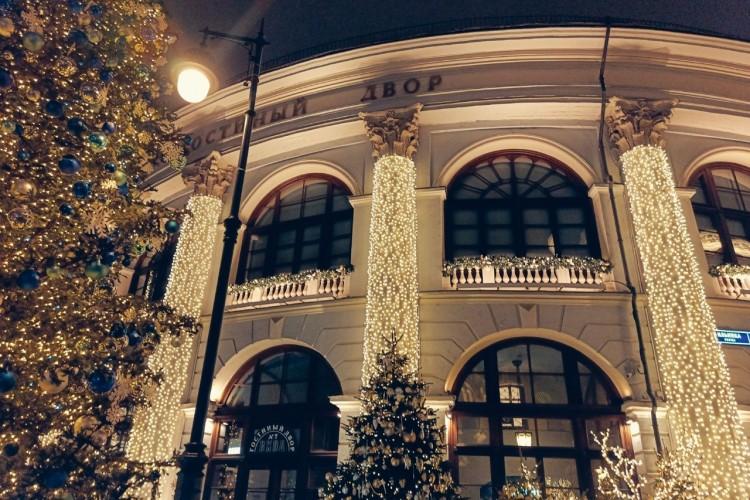 Москва. Волшебство первых дней года.