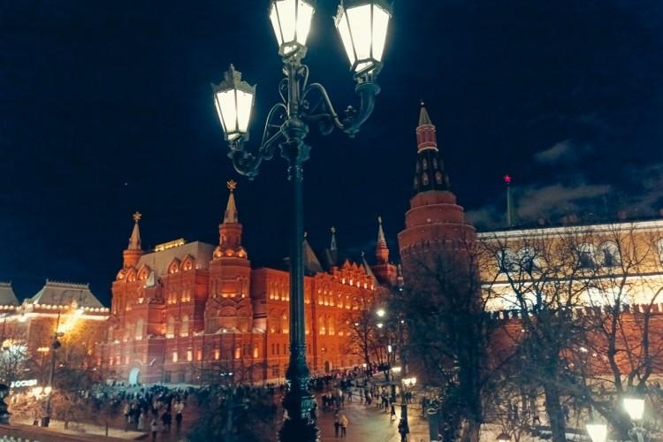 Москва. Волшебство первых дней года.