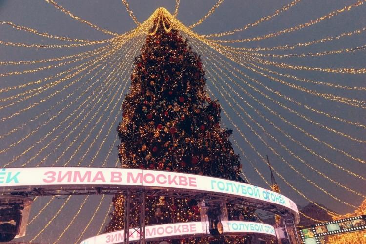 Москва. Волшебство первых дней года.